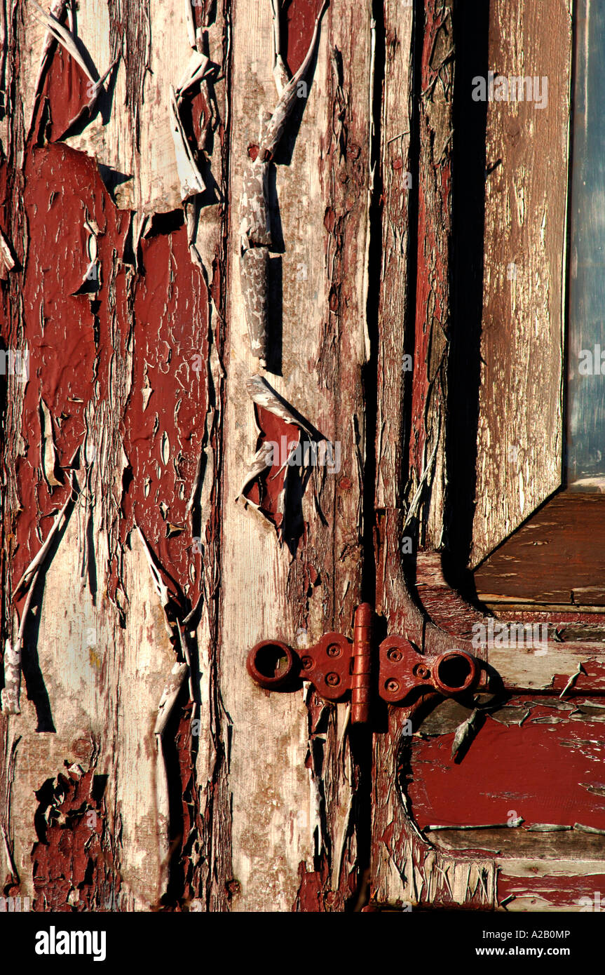 Weathered Panelling,Part Of An Old Railway Carriage, Stock Photo