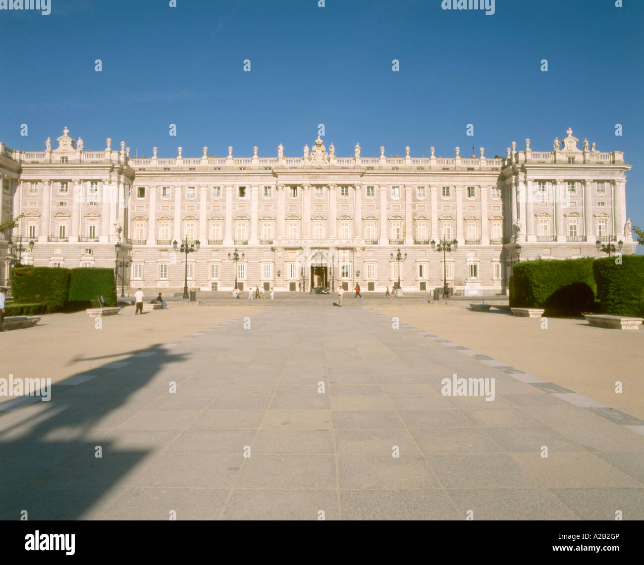 Palacio Real Madrid Spain Stock Photo Alamy