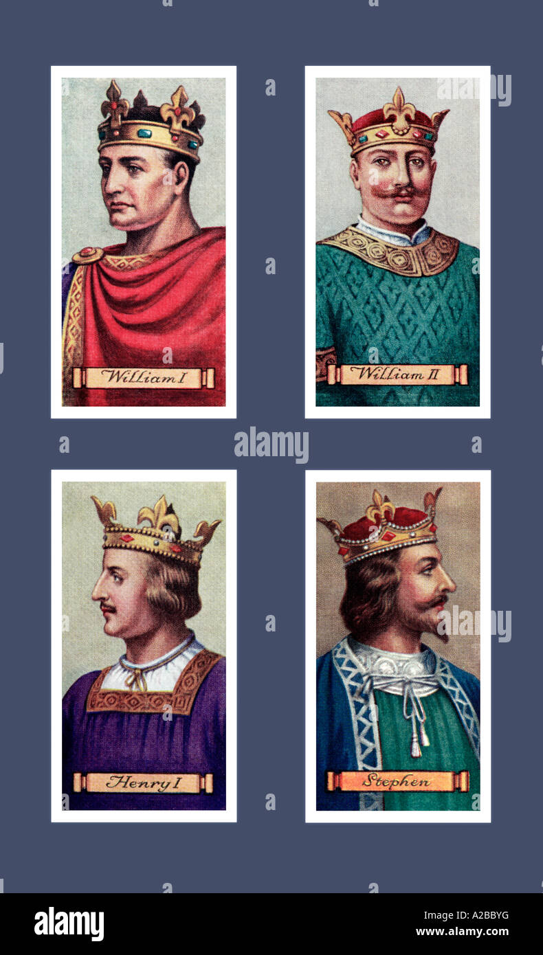 Carreras Kings And Queens Of England Series Cigarette Cards 1935 