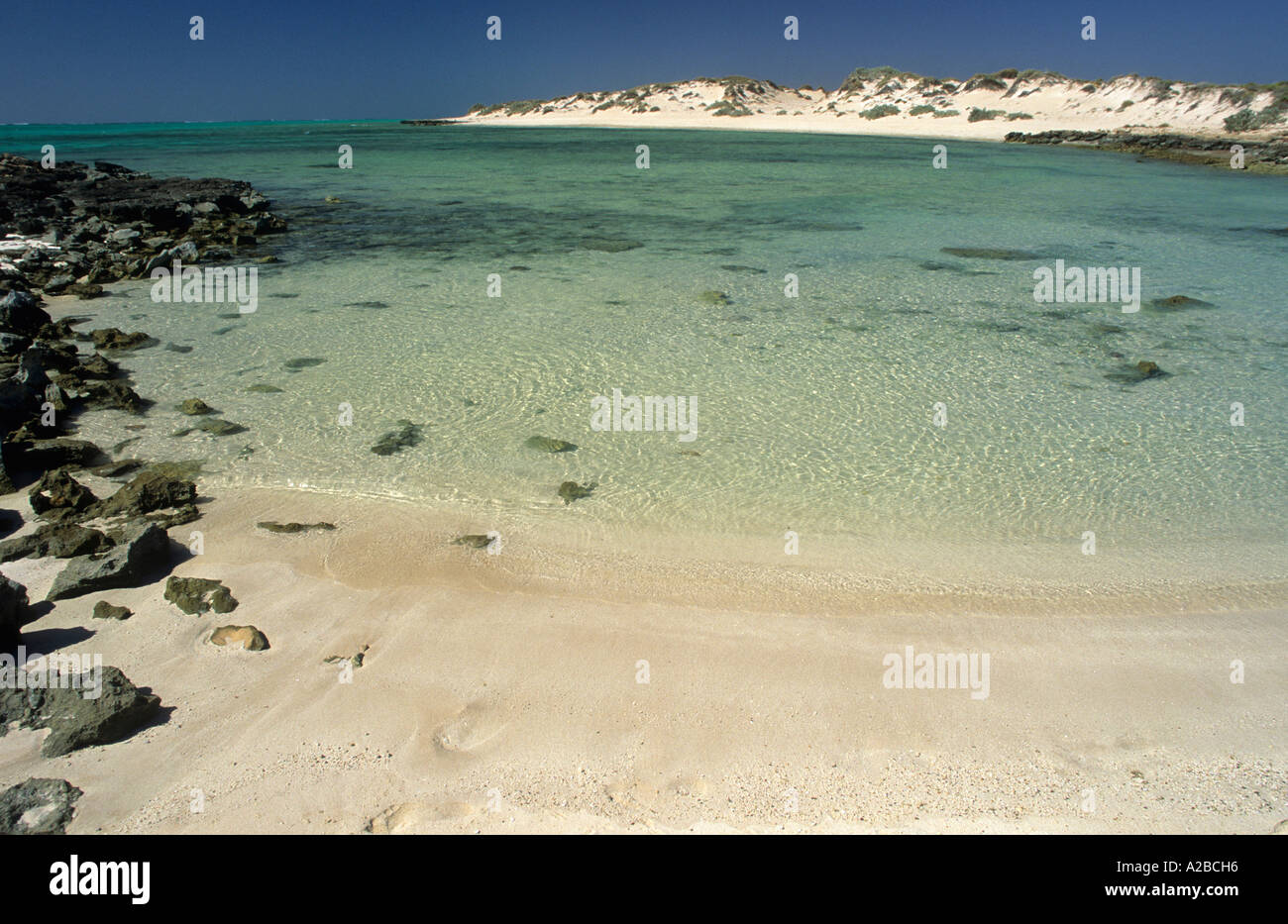 Beach at Cape Range National Park, Ningaloo Reef Stock Photo Alamy