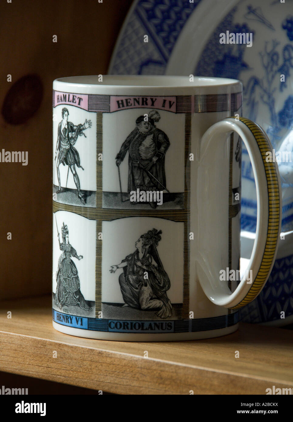 Wedgwood Shakespeare Mug 400 years 1965 Editorial Purpose only Stock Photo