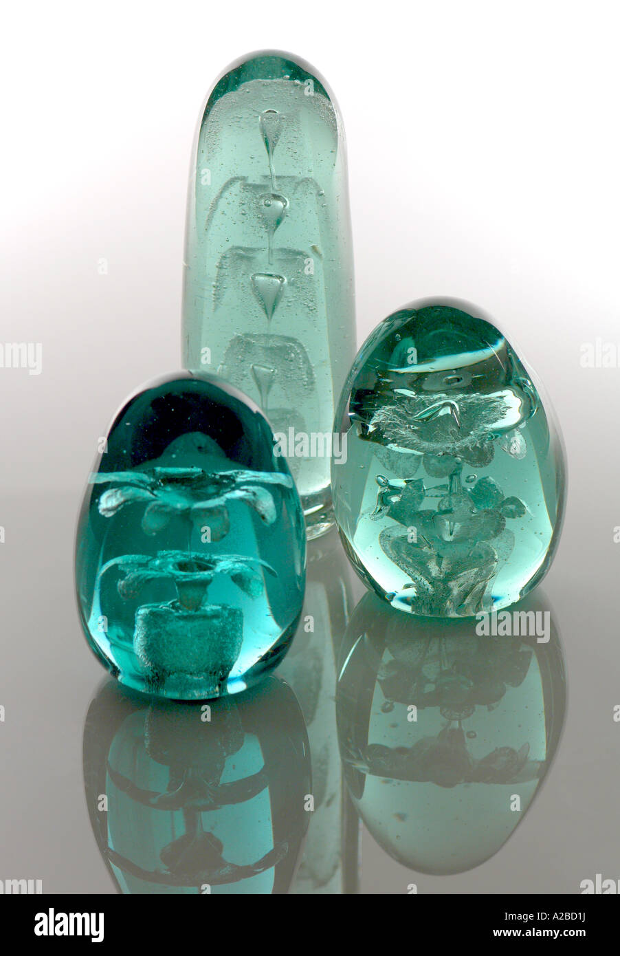 Vintage Victorian Glass Dumps Collection Stock Photo Alamy