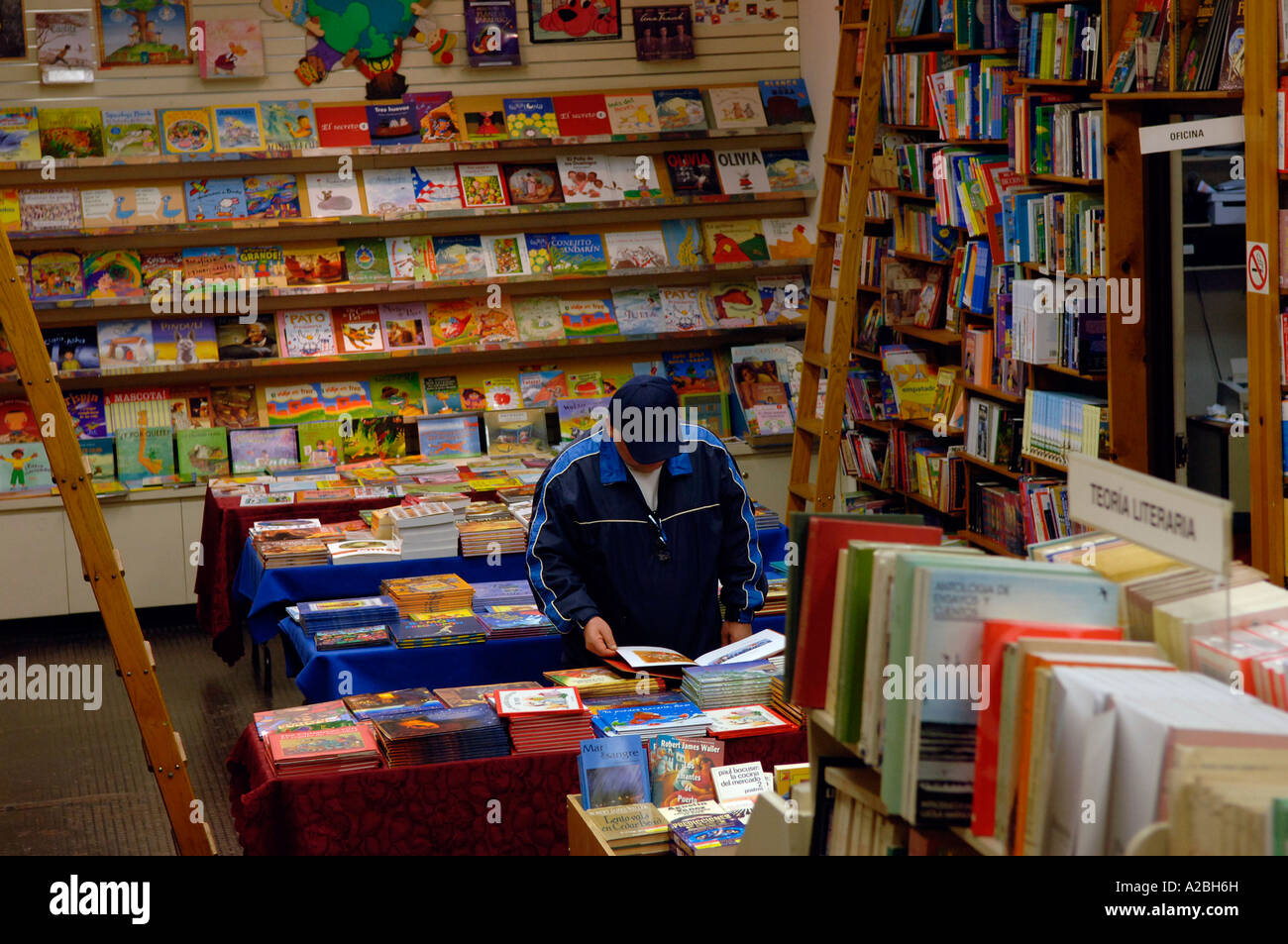Lectorum Spanish bookstore in Greenwich Village in New York City Stock