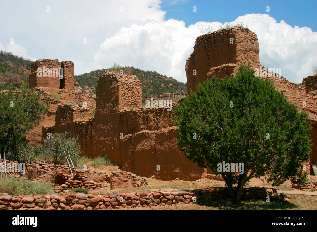 Ruins of A Spanish Mission Church in Jemez, New Mexico Stock Photo Alamy
