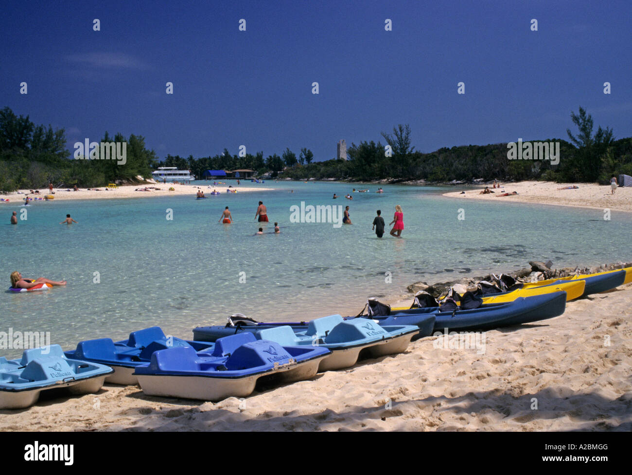 Blue Lagoon resort in Paradise Island Bahamas Caribbean Stock Photo Alamy