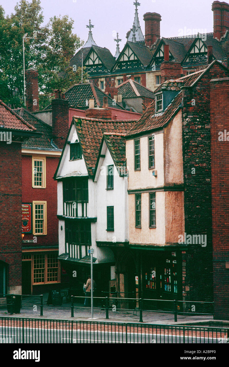 Christmas Steps Bristol England Stock Photo Alamy