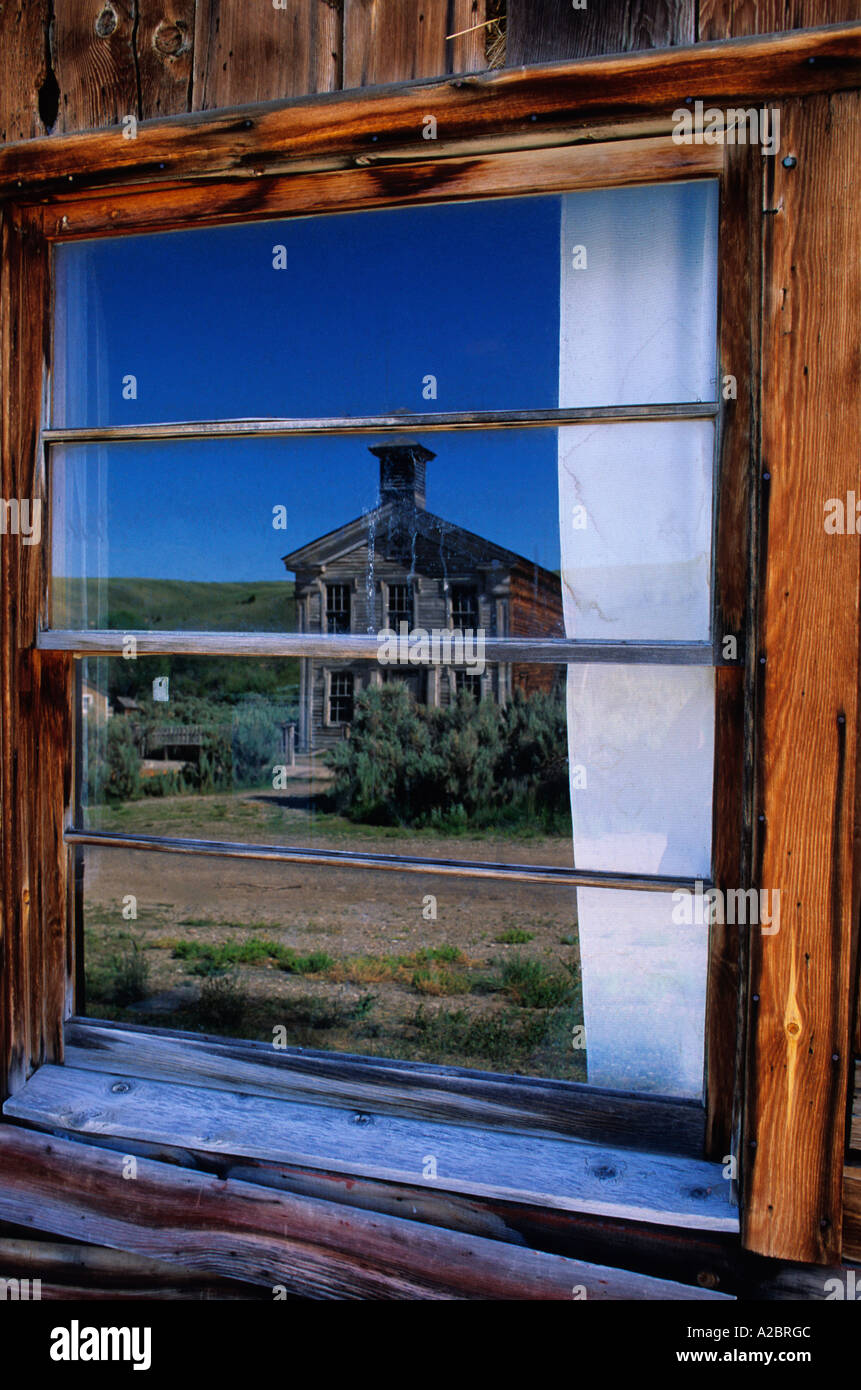 Usa Montana Dillon Bannack State Park Restoration American West