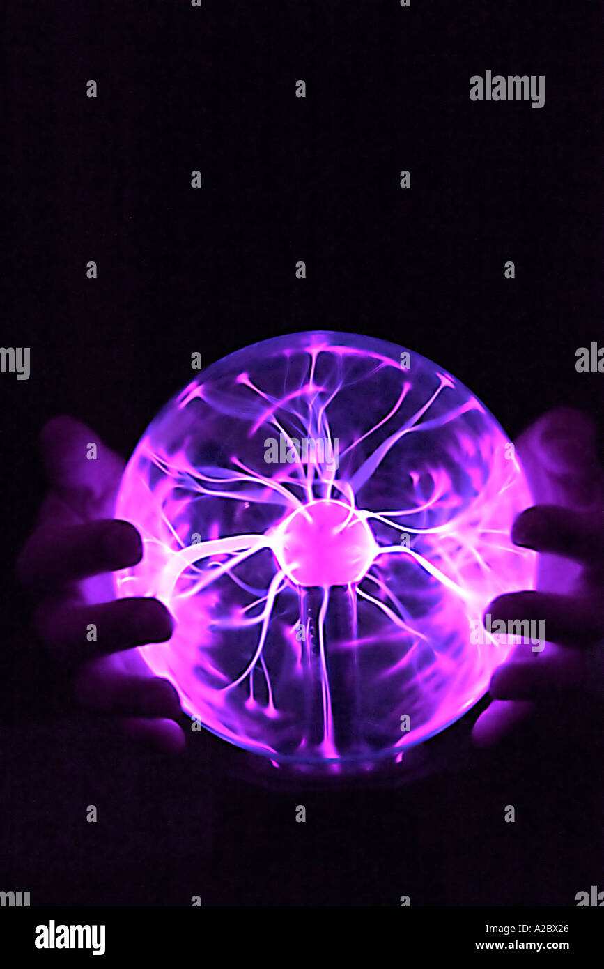 Plasma ball hands hi-res stock photography and images - Alamy