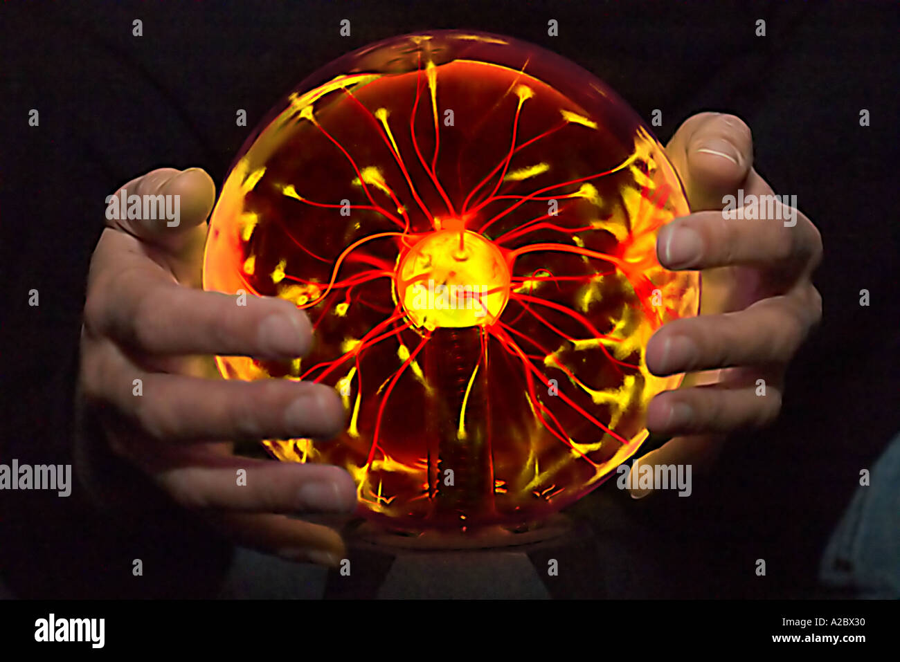 Plasma ball hands hi-res stock photography and images - Alamy