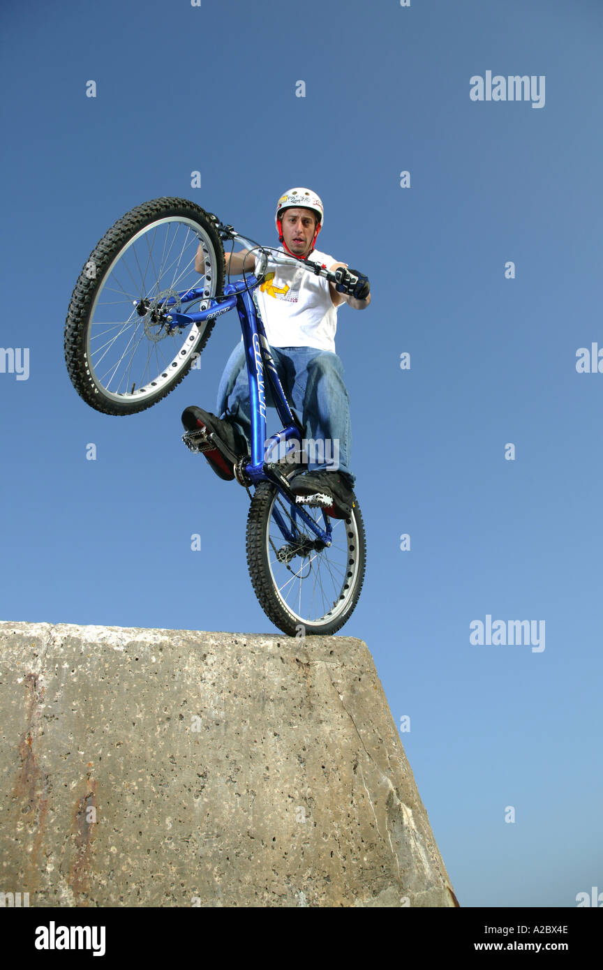 mountain bike trials riding