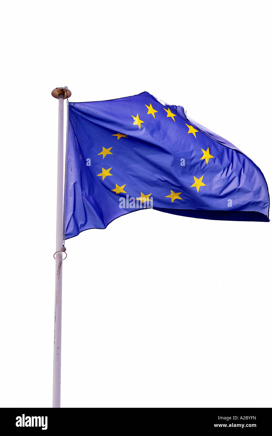 european flag Stock Photo
