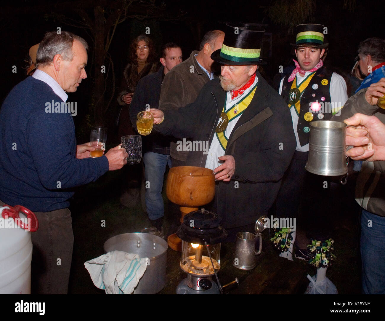 Wassailing the blessing of cider apple trees in Southern England