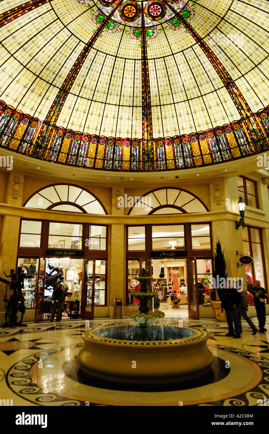 The inside of the Paris Hotel in Las Vegas Stock Photo - Alamy