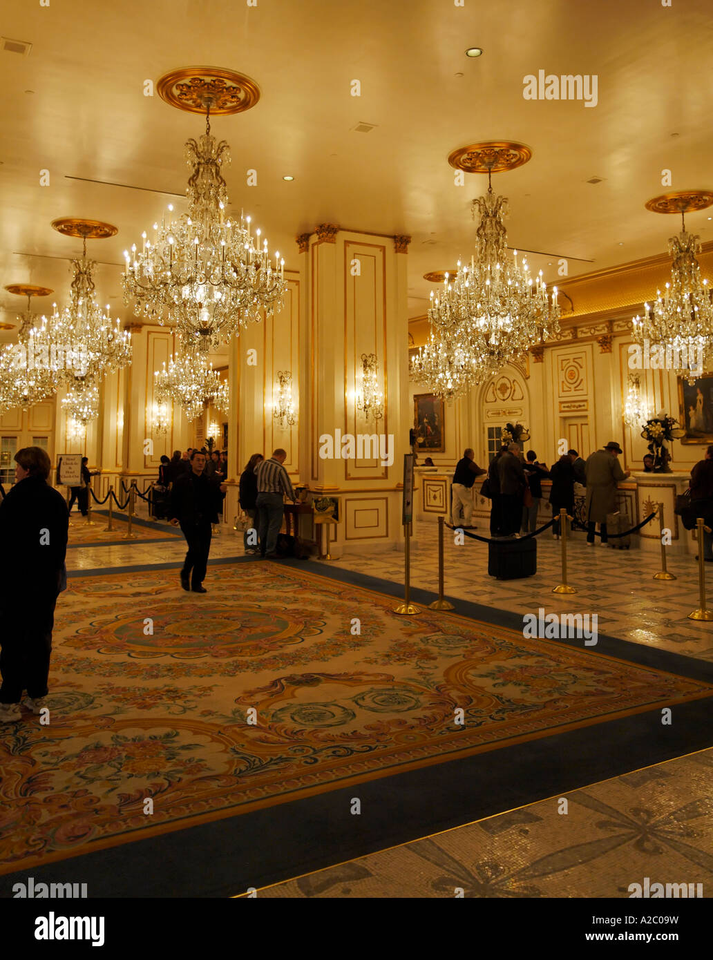 La Reception at the Paris Hotel and Casino in Las Vegas Stock Photo - Alamy