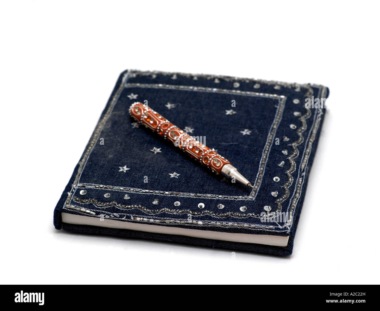Note Book, Pen Stock Photo Alamy