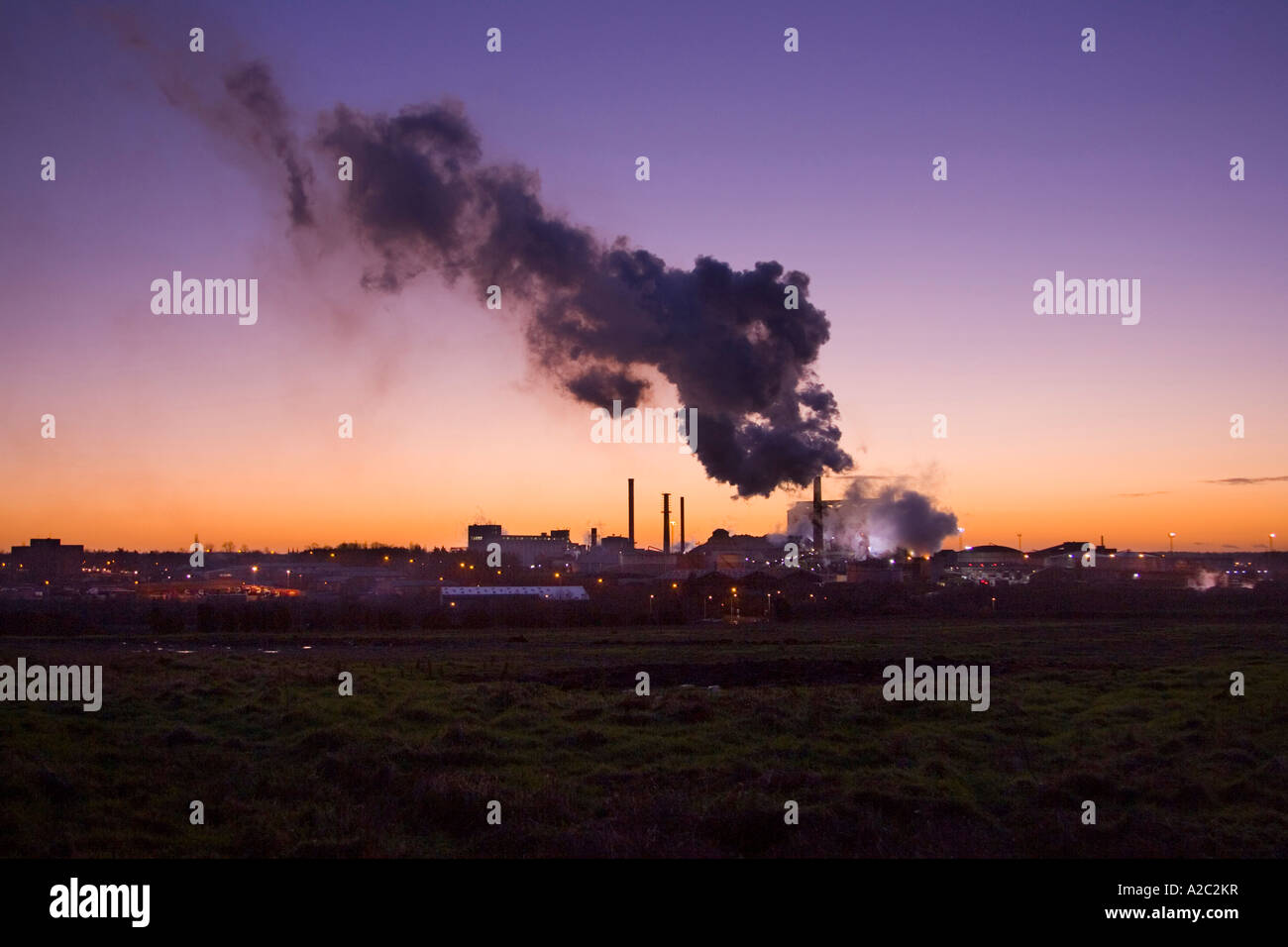 the sugar beet processing factory in Bury St Edmunds Suffolk UK Stock Photo