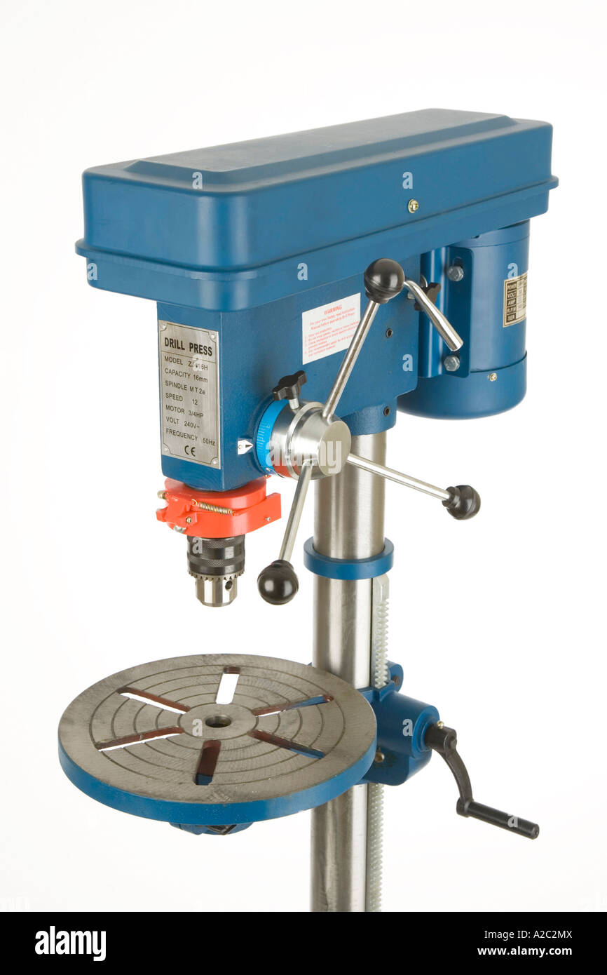 Drill press chuck hi-res stock 