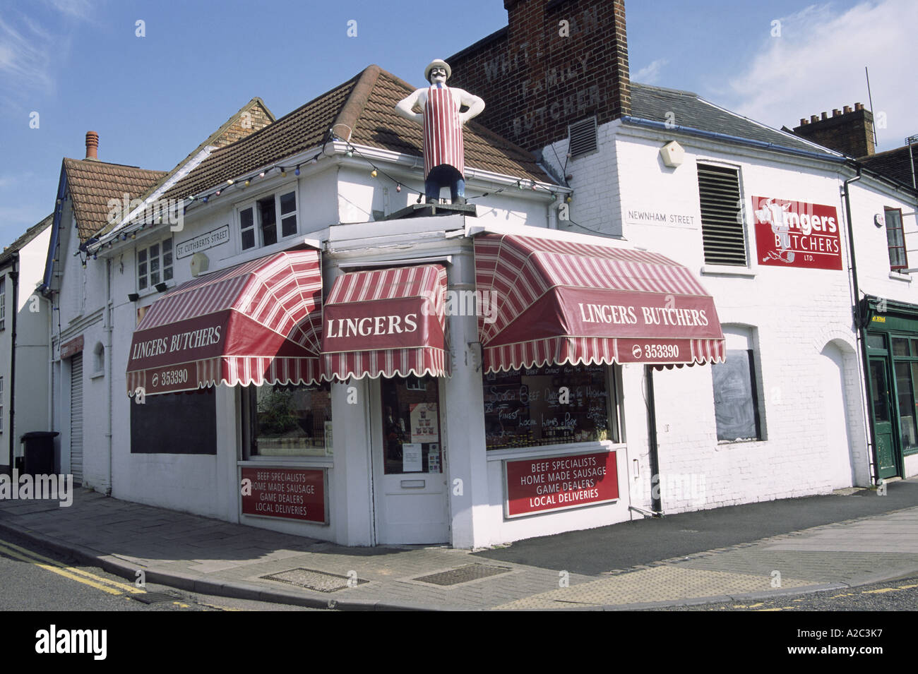 Traditional family Butcher shop Stock Photo Alamy