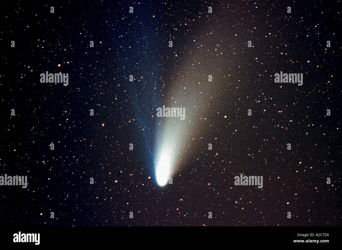 Comet Hale Bopp March 1997 Stock Photo