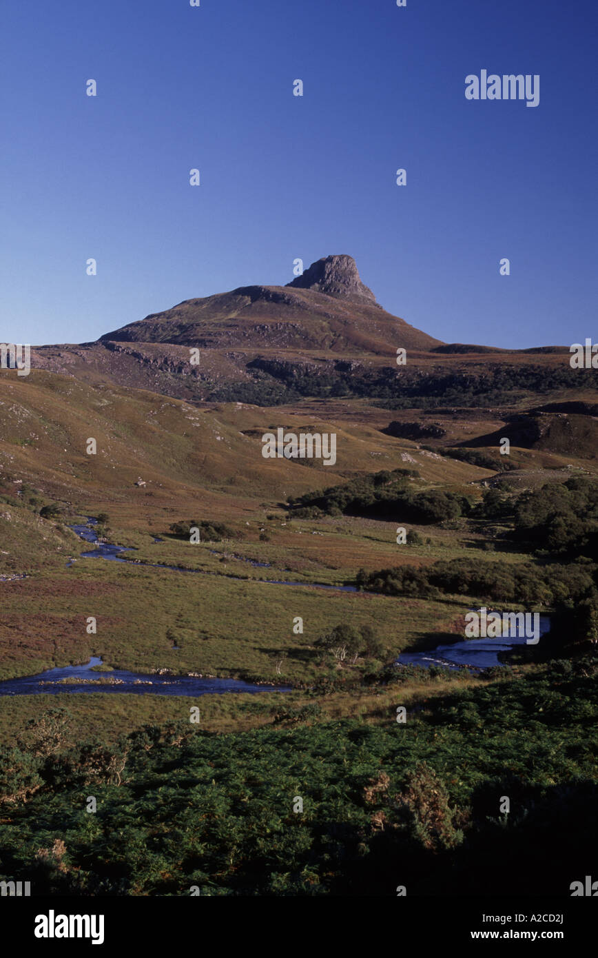 Stac Polly from Strathpolly North West Scotland.  GPL 4340-409 Stock Photo