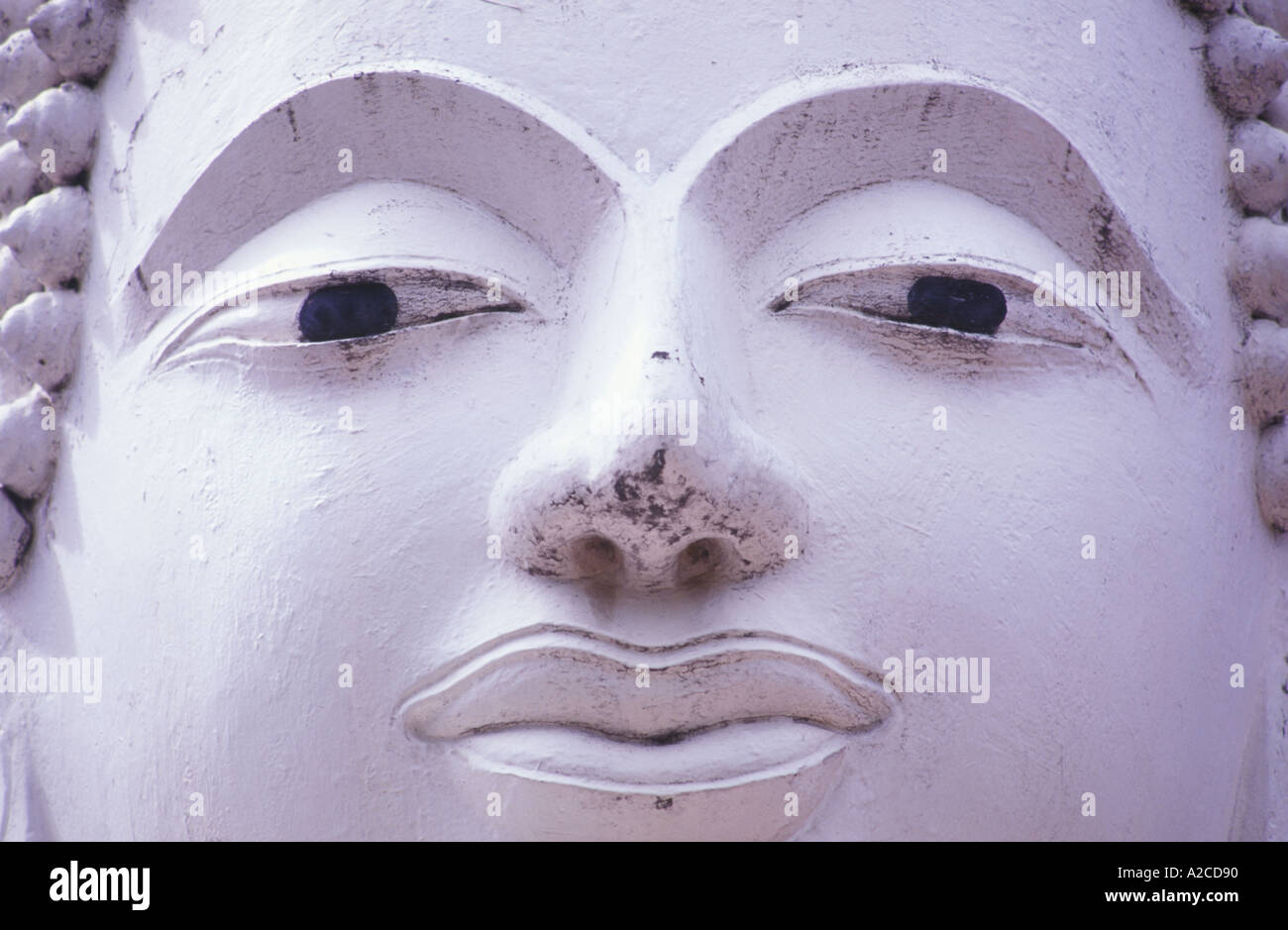 Close up of a Bhudda in Thailand Stock Photo