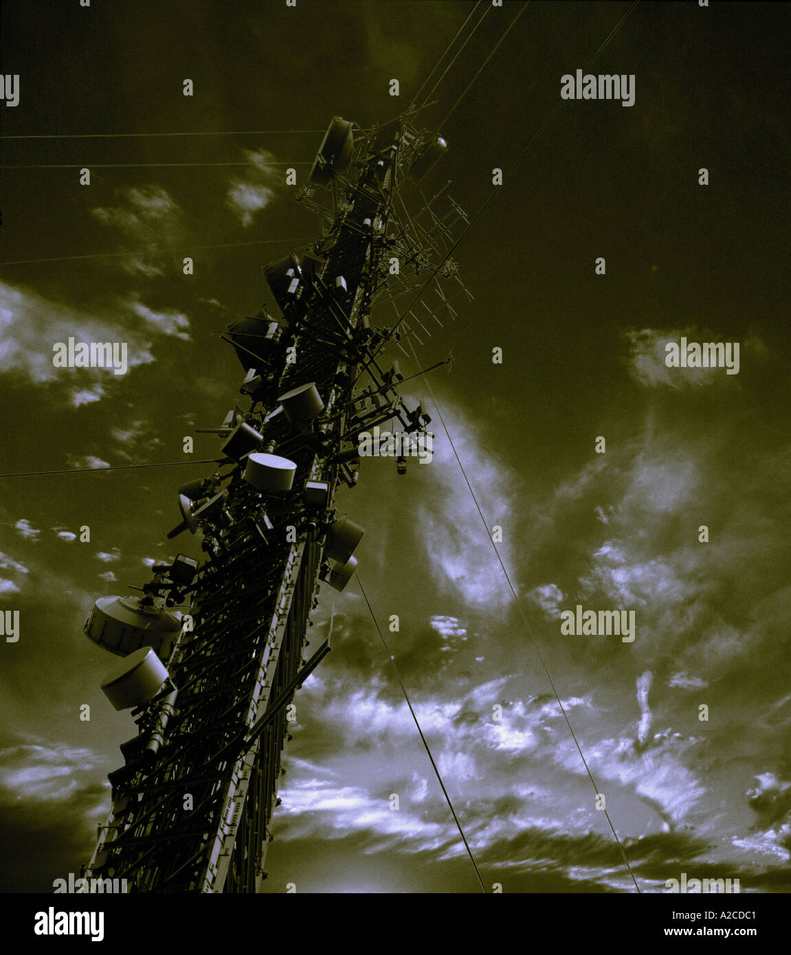 Mobile tower storm hi-res stock photography and images - Alamy