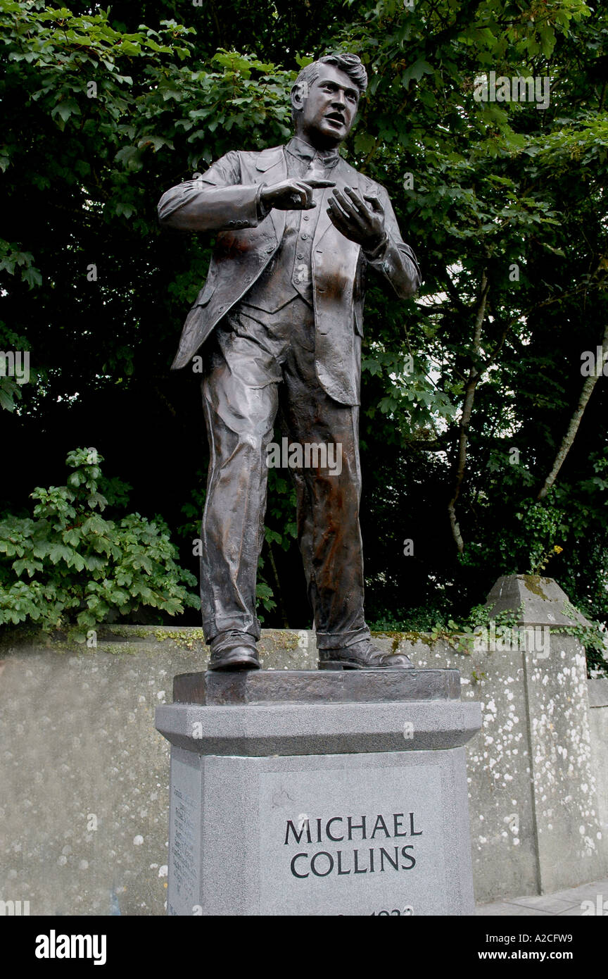 Michael Collins Statue.ClonakiltyCo Cork Stock Photo Alamy
