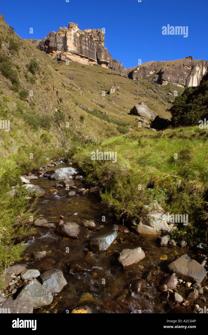 Mountain Scenery At Garden Castle In The Southern Drakensberg