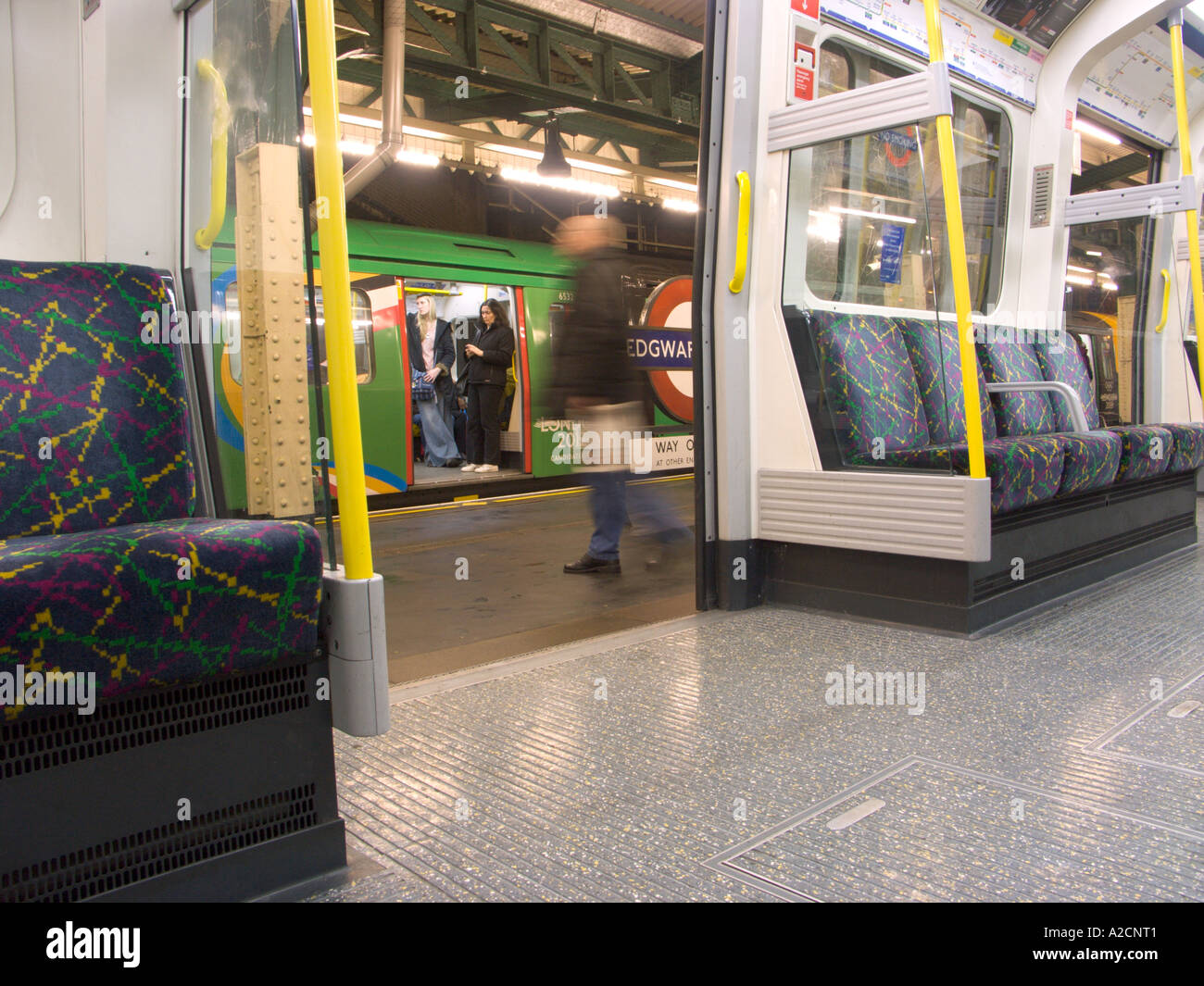 London England Tube Stop Stock Photo Alamy