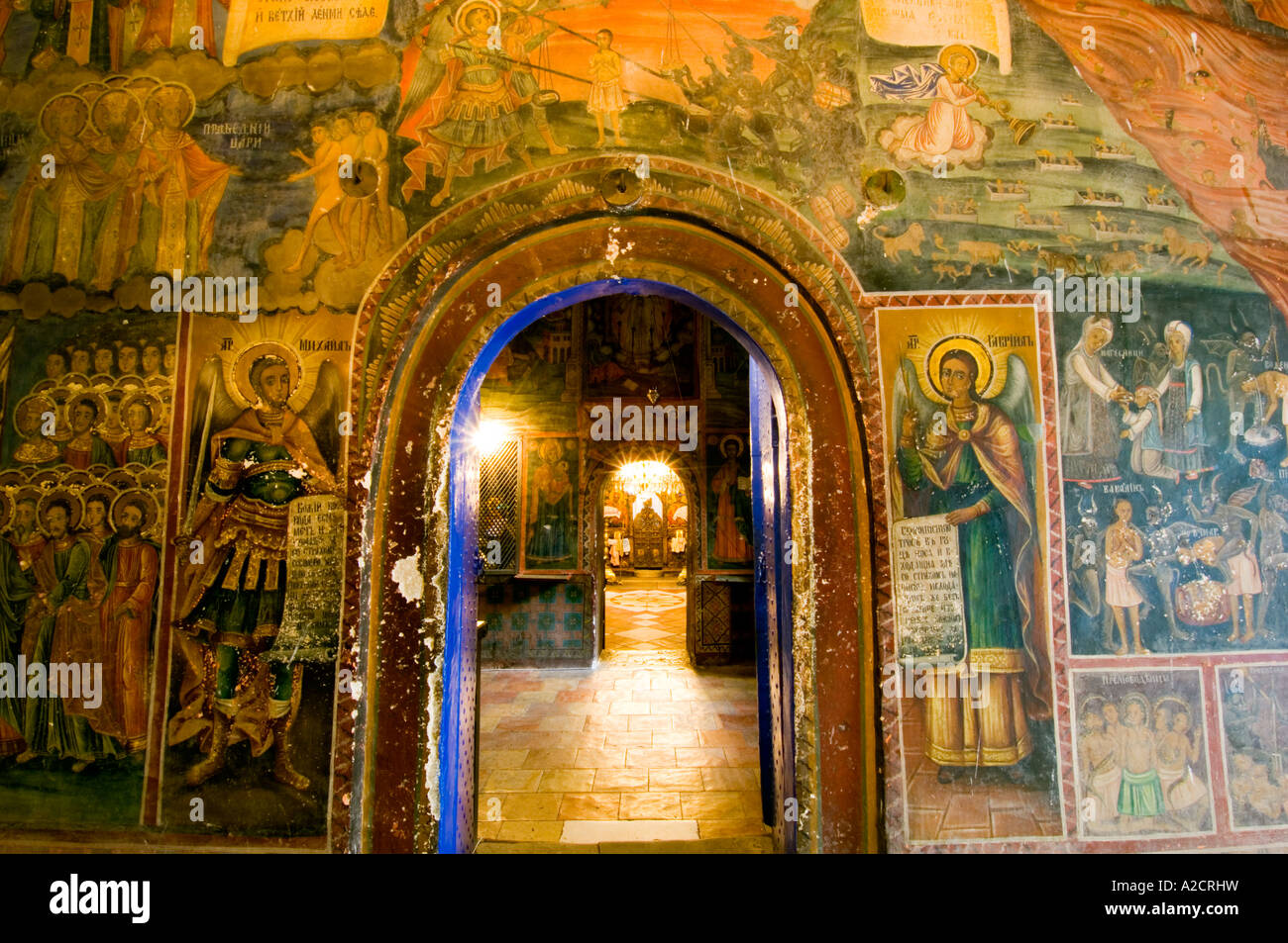 Europe Bulgaria Preobrazhenski Monastery near Veliko Tarnovo founded in ...