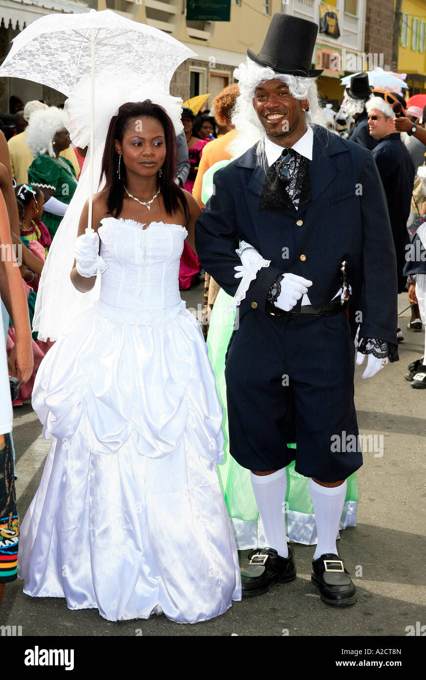 Carnival at the Nevis Culturama Parade Stock Photo Alamy