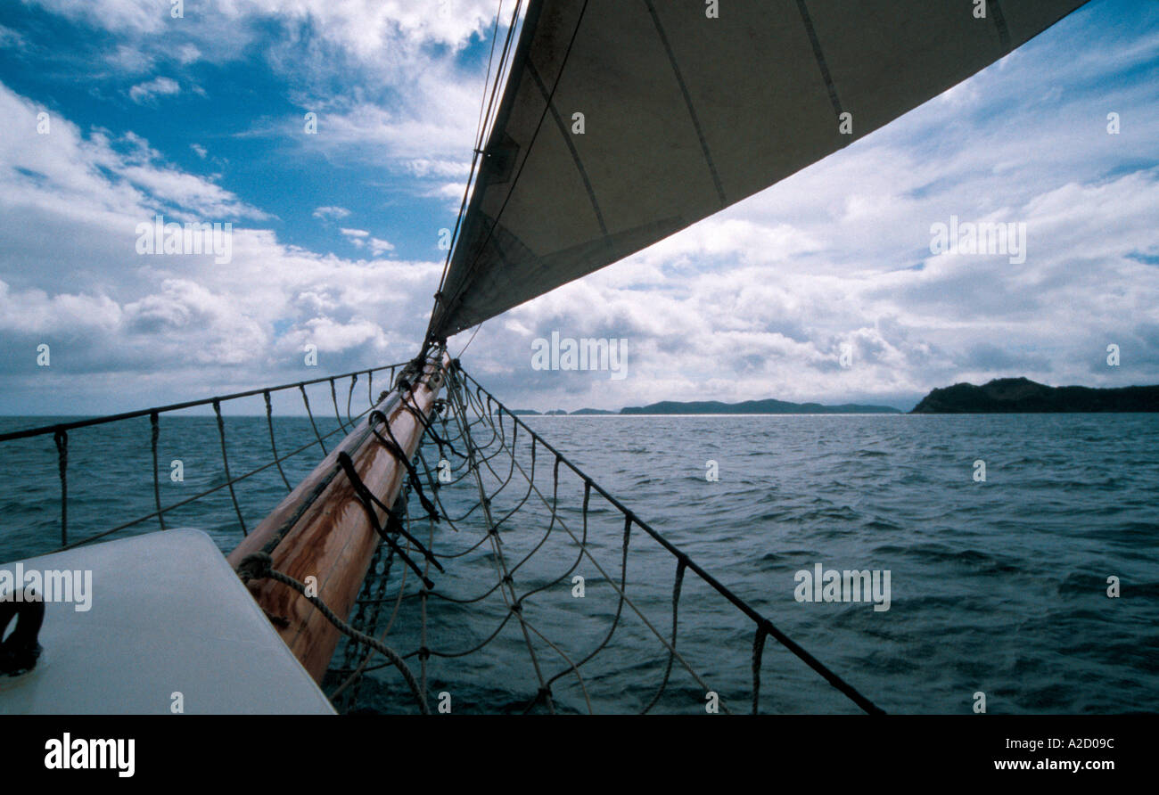 Tall ship sailing Stock Photo Alamy