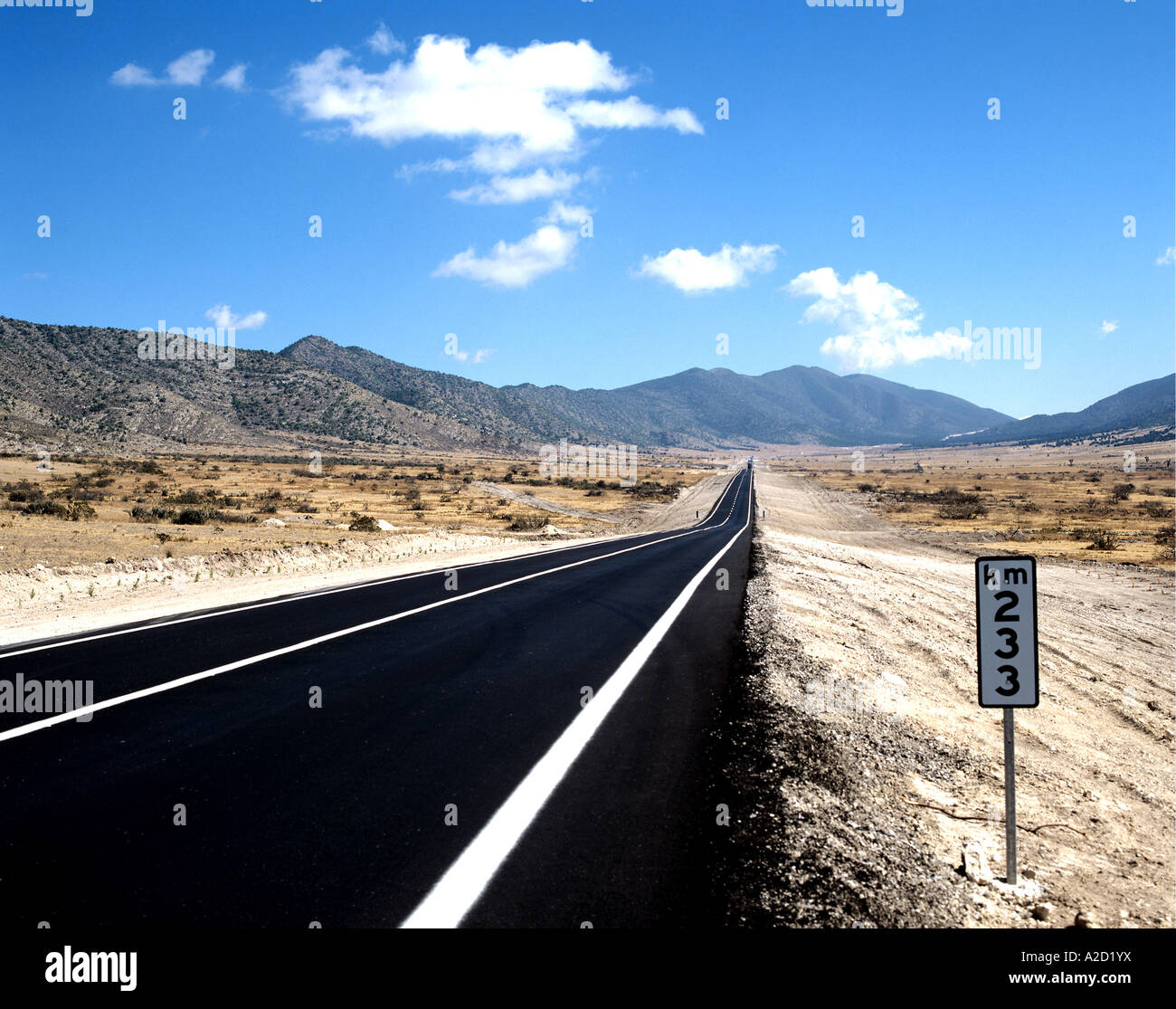 Pan American Highway Nuevo Leon State Mexico Stock Photo Alamy