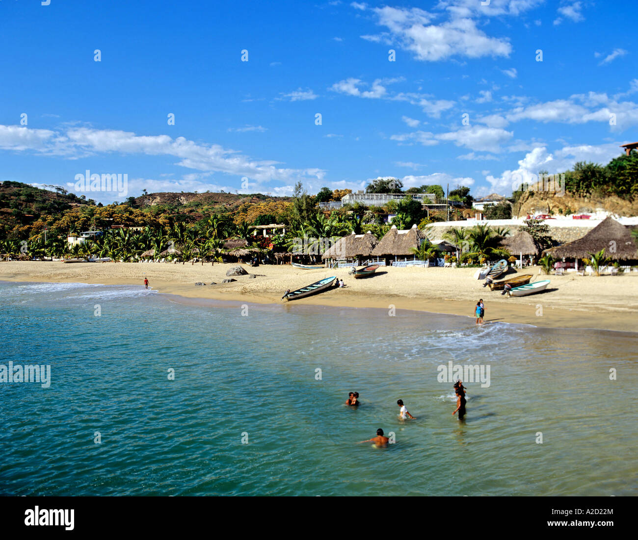 Puerto Angel Oaxaca State Mexico Stock Photo Alamy