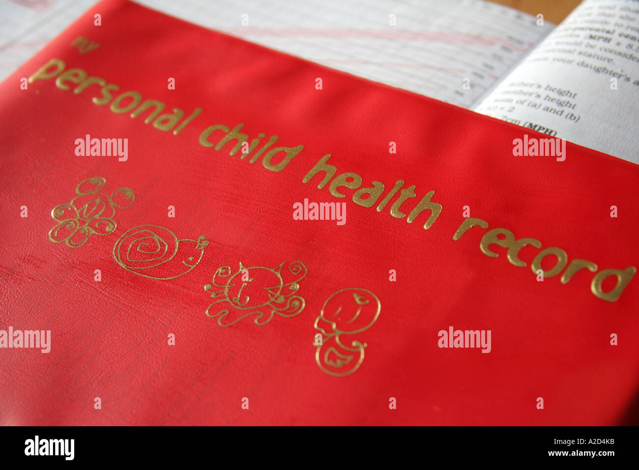 personal child health record Stock Photo Alamy
