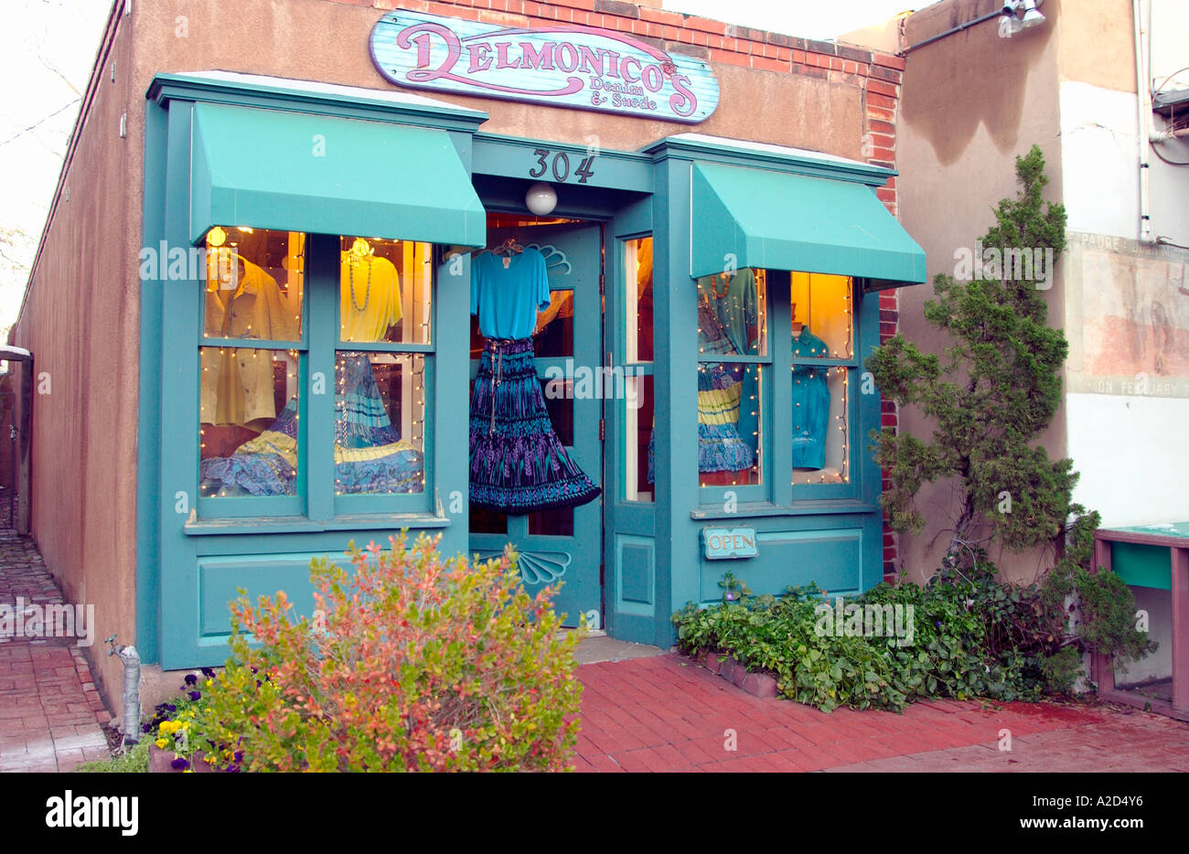 Shops in the town square in Albuquerque New Mexico USA Stock Photo