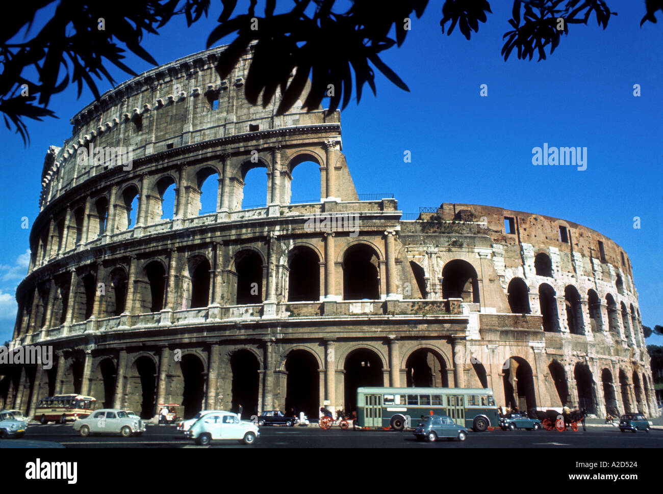Vintage 1965 Italy Rome Colosseum Stock Photo - Alamy