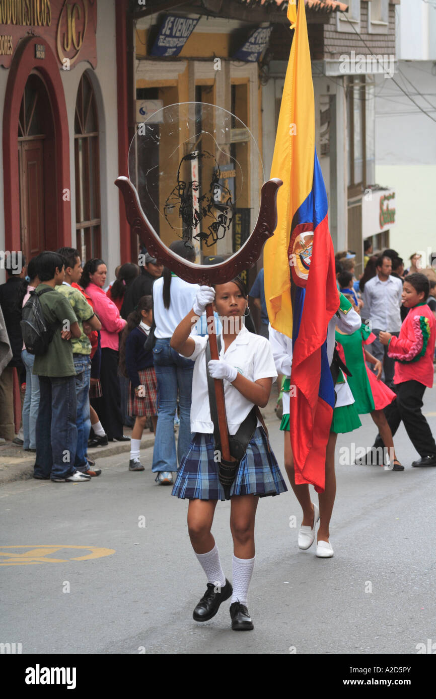 an high school marching band young student during a carnival parade