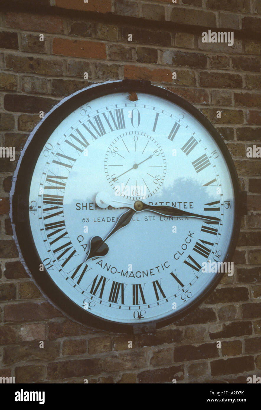 Official Royal Observatory clock at Greenwich England Stock Photo Alamy