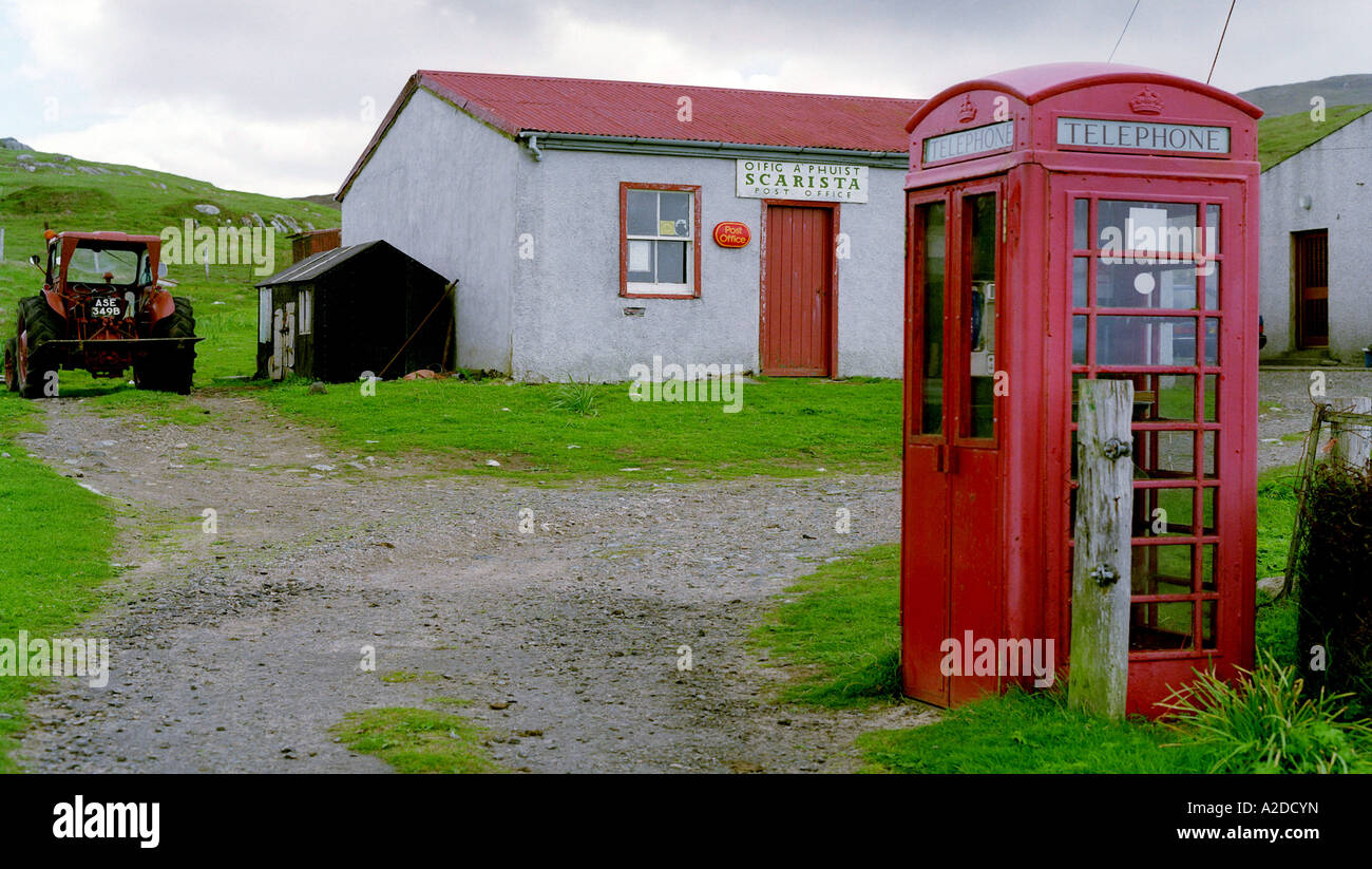 The Post Office at Scarista, Harris, Western Isles, Scotland, with rare