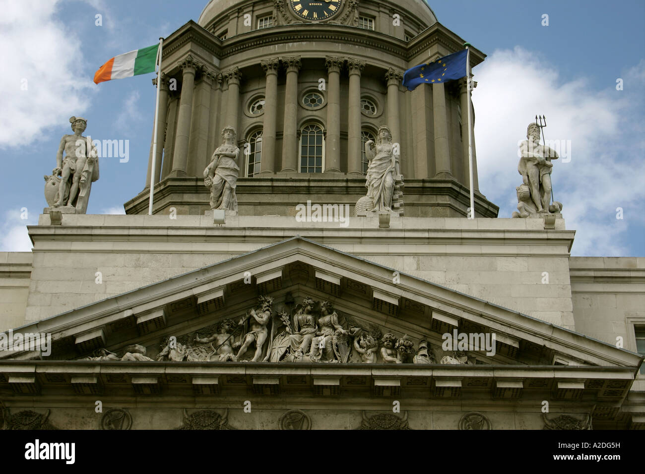 Customs House Dublin Ireland Stock Photo