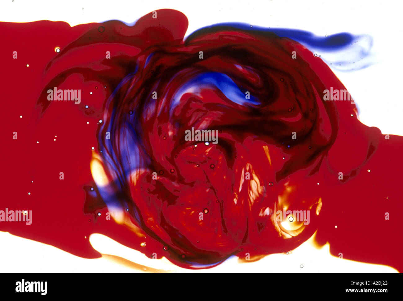 Red ink water dissolve hi-res stock photography and images - Alamy