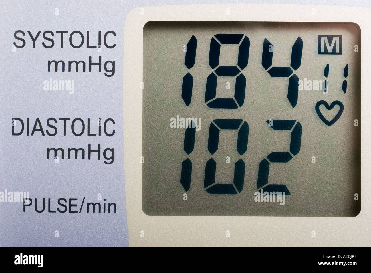 https://c8.alamy.com/comp/A2DJRE/digital-display-of-a-blood-pressure-monitor-showing-high-blood-pressure-A2DJRE.jpg