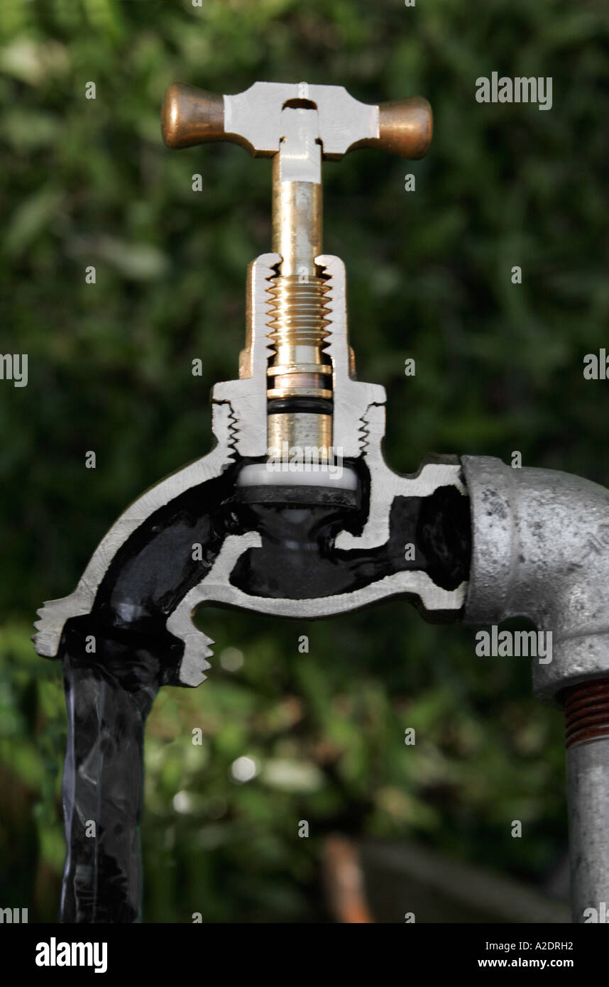 Example Water Tap Tap water flow hi-res stock photography and images - Alamy