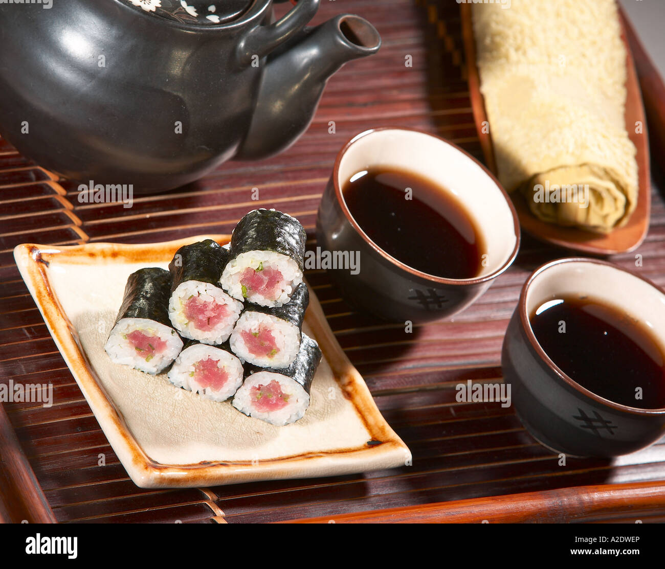 maki with tuna fish Stock Photo - Alamy