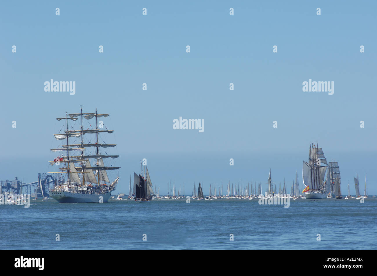 Tall ships race lisbon hi-res stock photography and images - Alamy