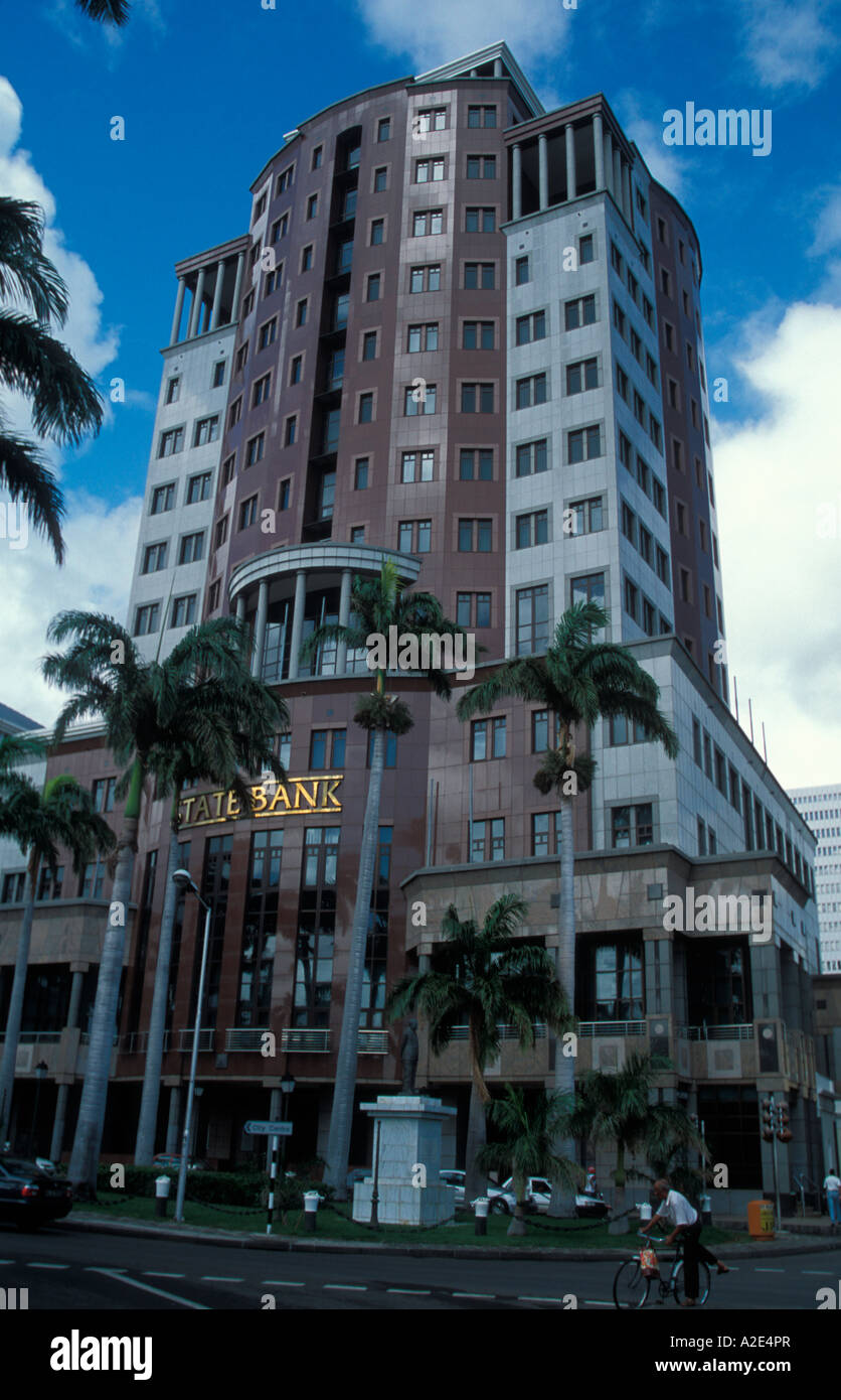 State Bank Port Louis Mauritius Indian Ocean Stock Photo - Alamy