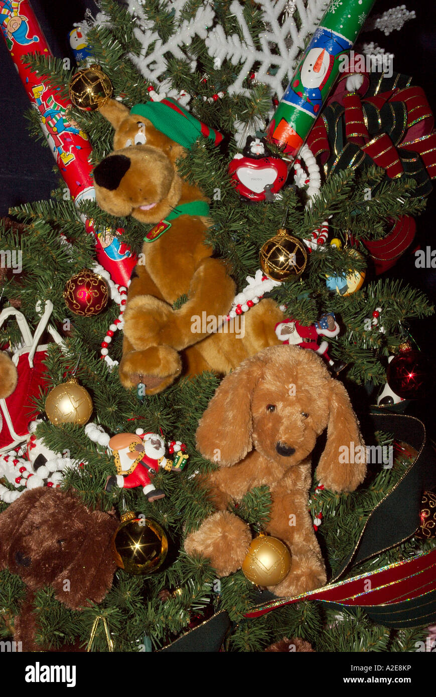 stuffed animal christmas tree ornaments