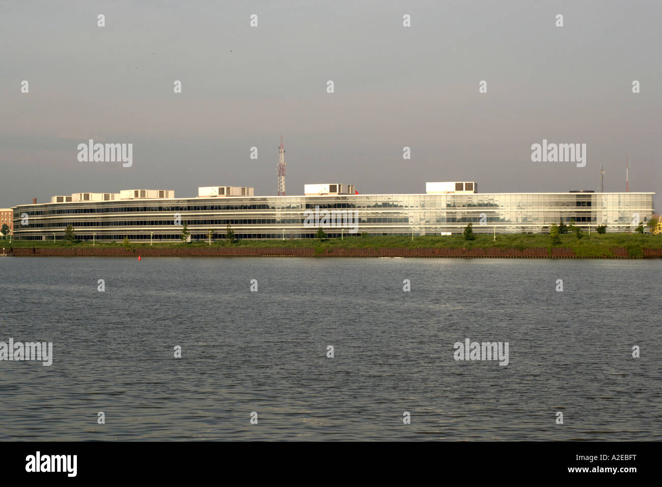 The Owens Corning World Headquarters Building in Toledo, Ohio Stock
