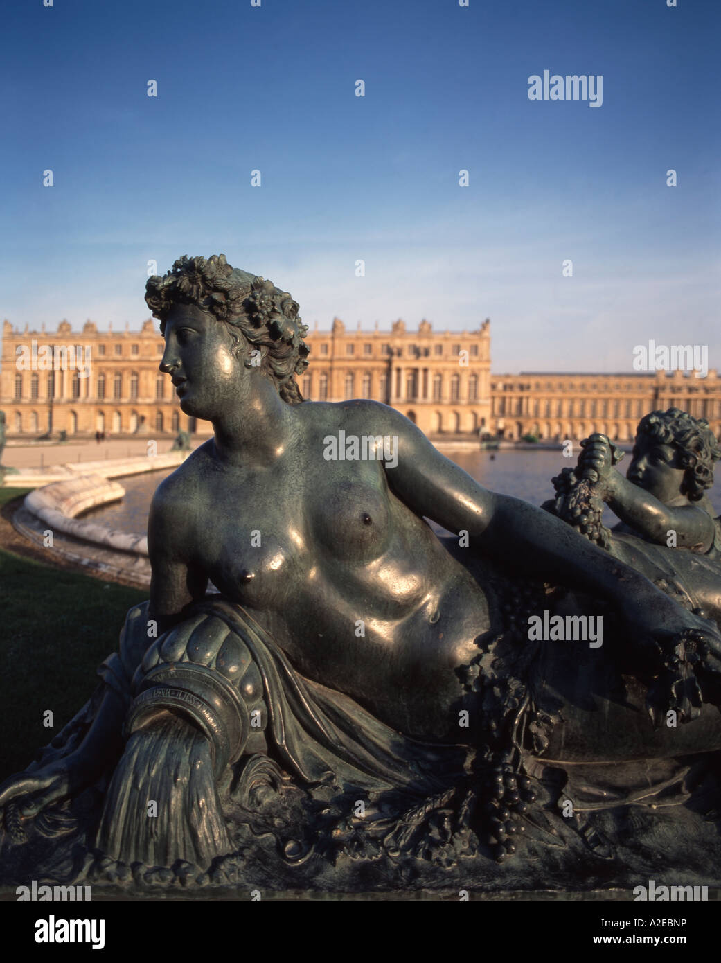 Paris France Versailles statue Stock Photo